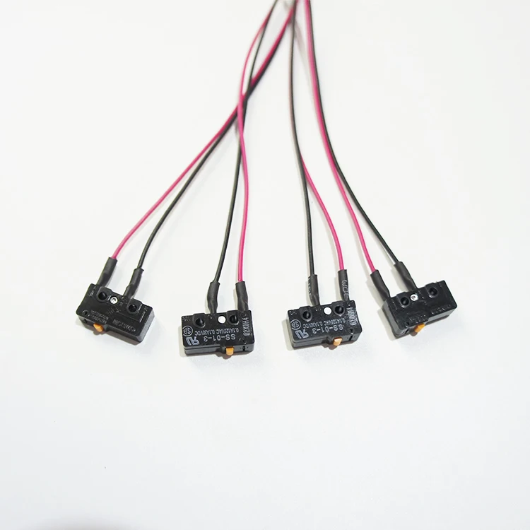 Custom Omron Micro Switch SS-01-3 to JST SH ZH PH 2pin Connector Jumper Wiring Harness Cable Assemblies