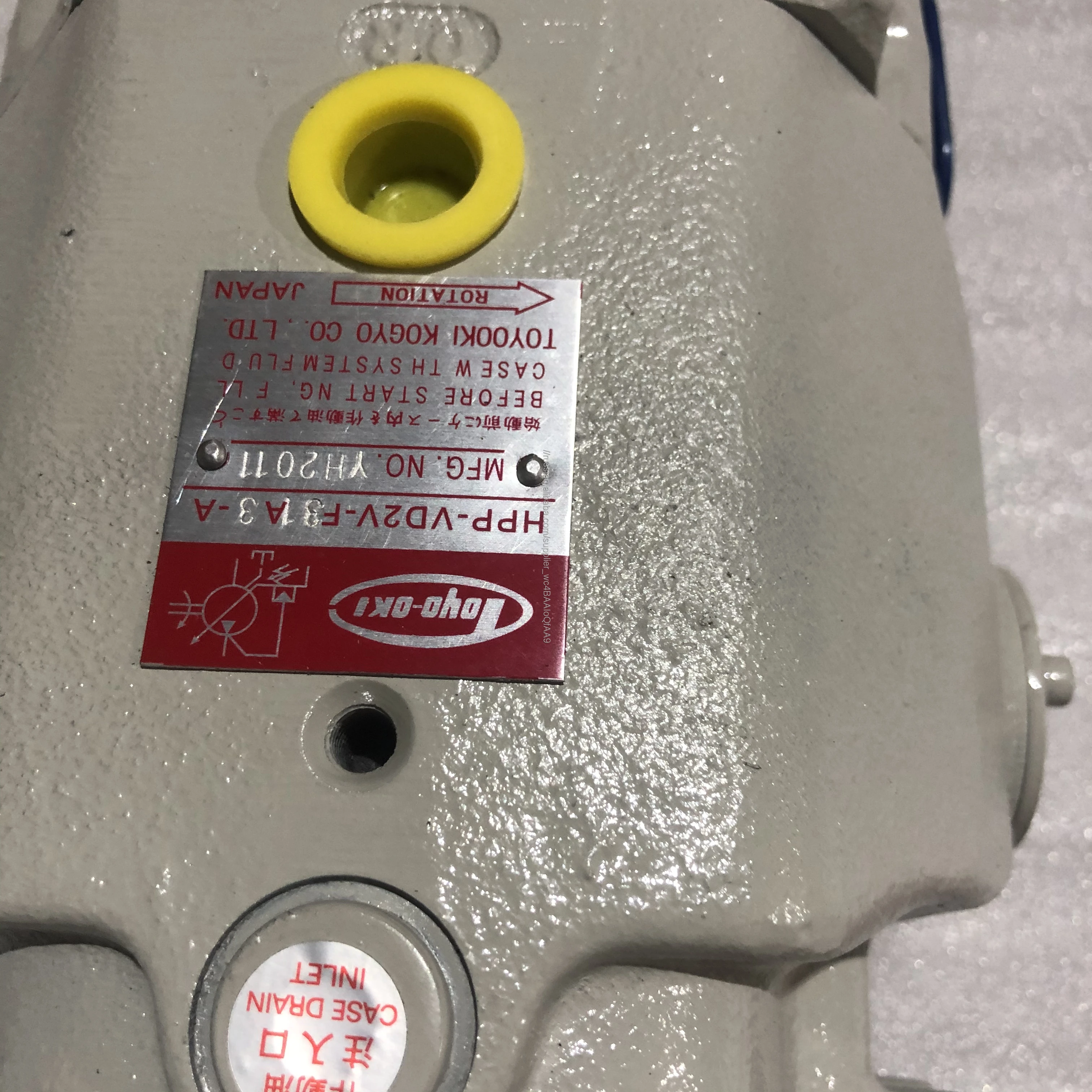 Японский гидравлический поршневой насос с регулируемой мощностью Toyooki HPP масляного насоса HPP-VD2V-F31A5-G HPP-VD2V-F31A5-EE