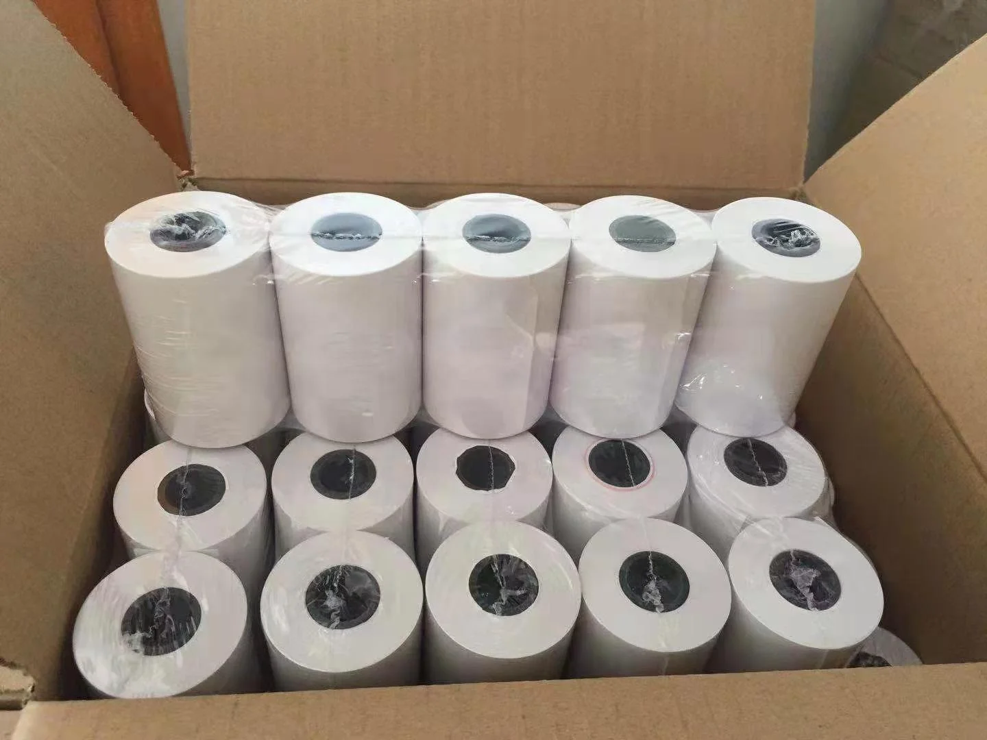 China Manufacturer 57mm Thermal Paper Rolls for Cashier Receipt POS ATM Bank