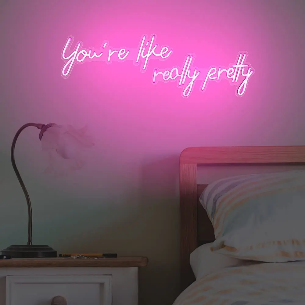 
Flexible Neon Signs Acrylic Led Neon Neon Tube Lights For Rooms Custom Size 