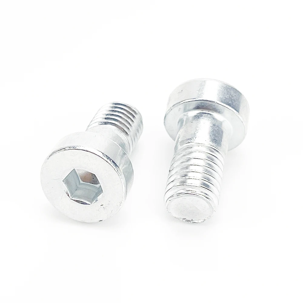 Iron manufacturing large rod semi-threaded screws flat head bolts hexagon socket slotted cylindrical head screws