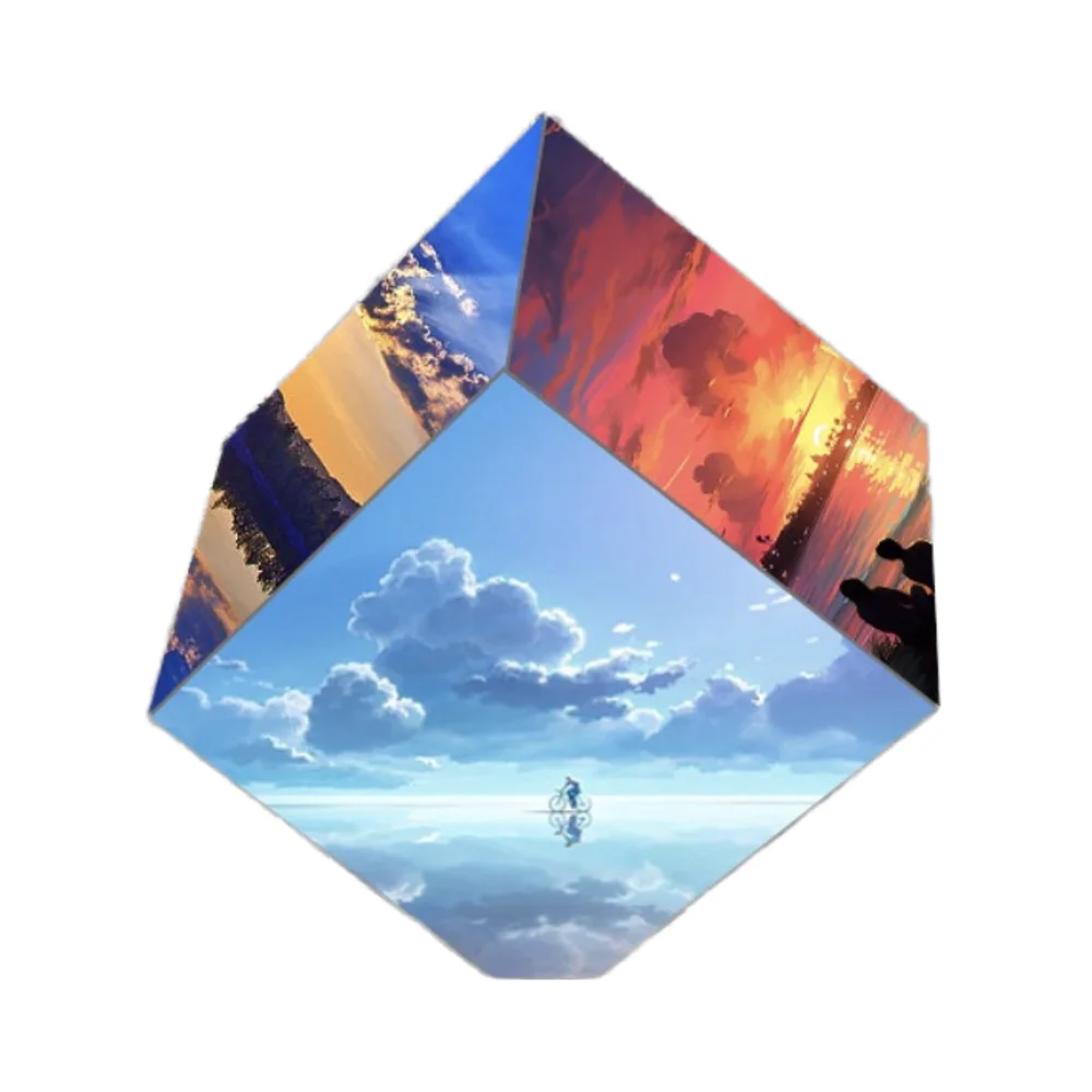 Creative Indoor P2.5 LED Display 4-sided & 5-sided LED Magic Cube Screen for Advertising