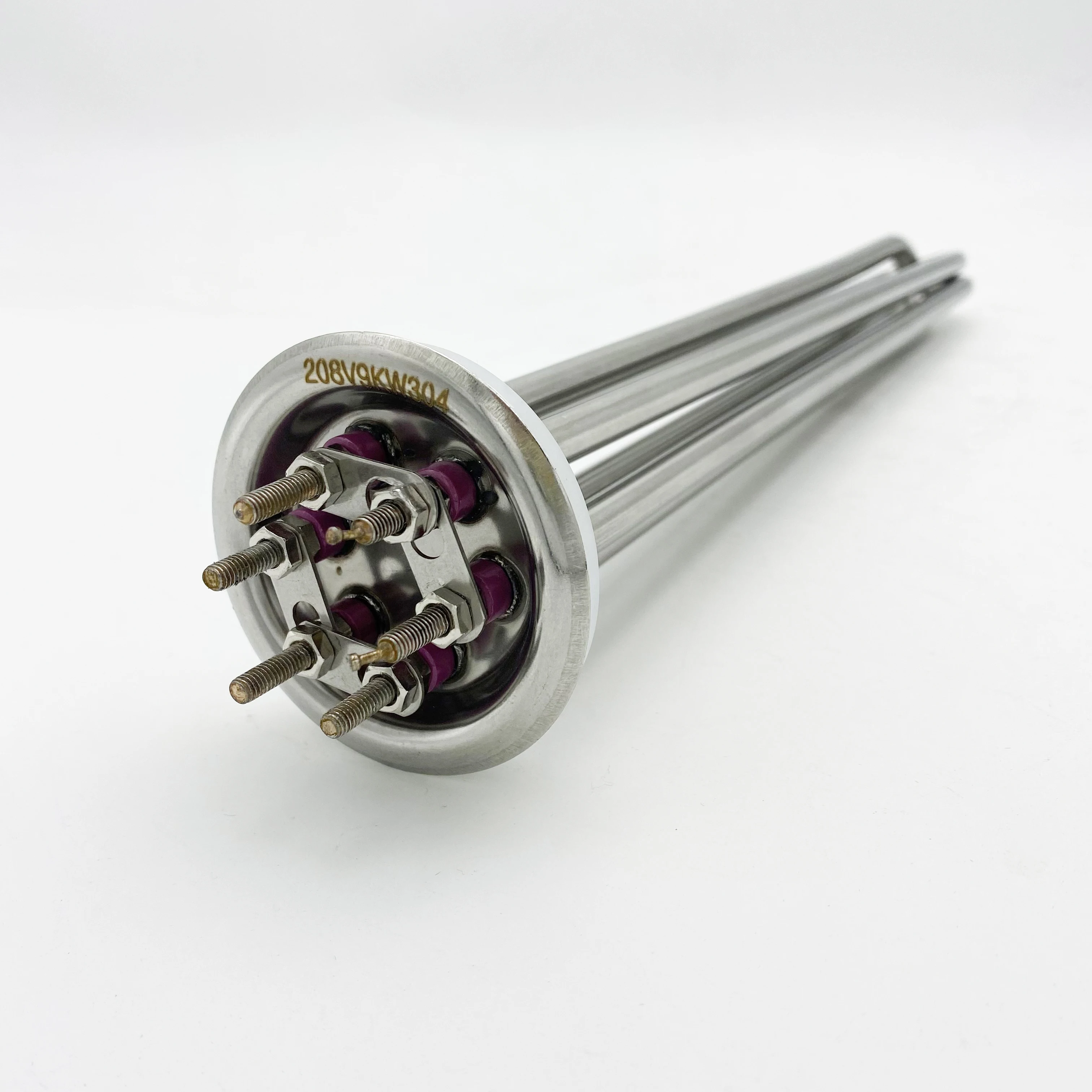 heavy oil electric flange immersion heater,flange tubular heater