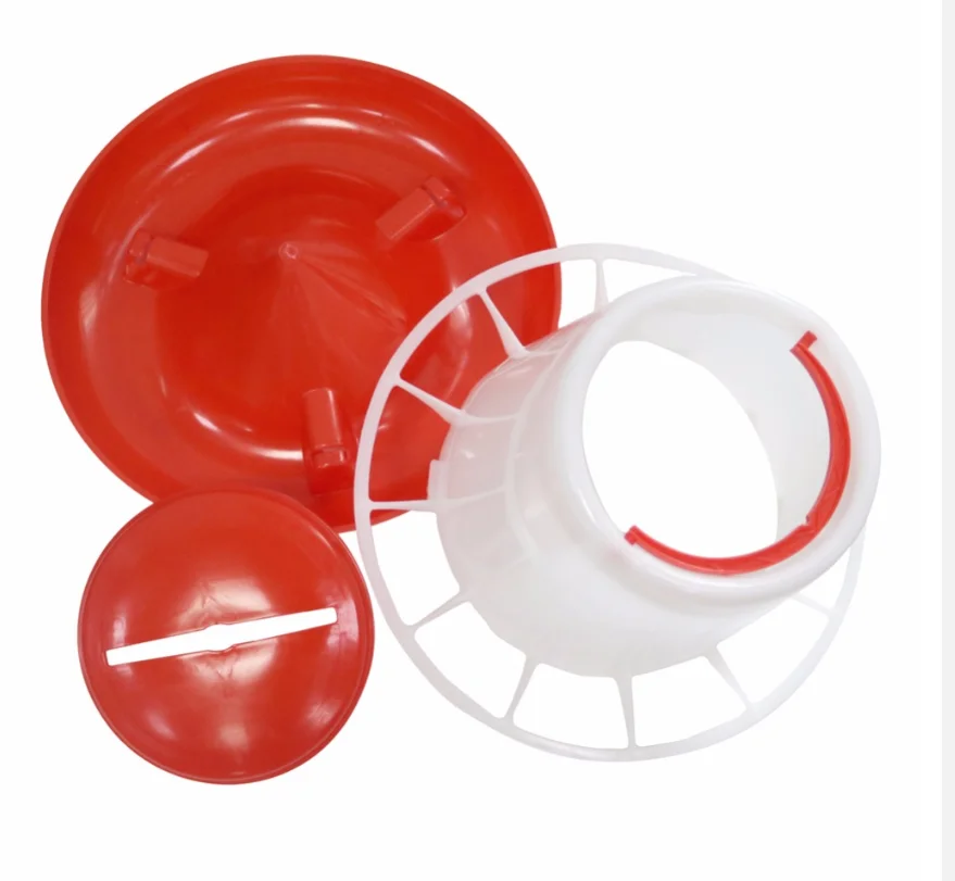 Poultry plastic chicken feeder and drinker chicken water feeder