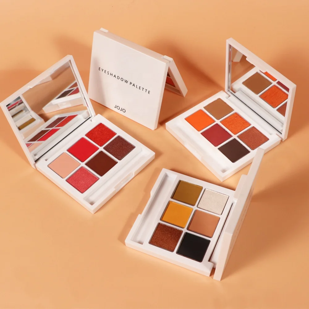 Private Label 8 Colors Pressed Neon High Pigment Eyeshadow Vegan Mini Eyeshadow Palette