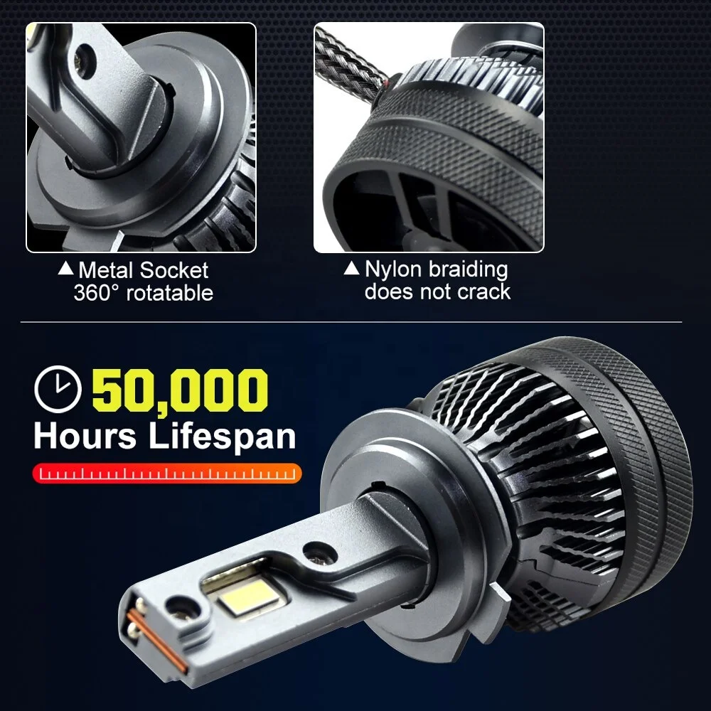 Super Bright T50 120W 24000 Lumens H7 Led Headlamp H11 Car Headlight light bulb Canbus Turbos Led H4