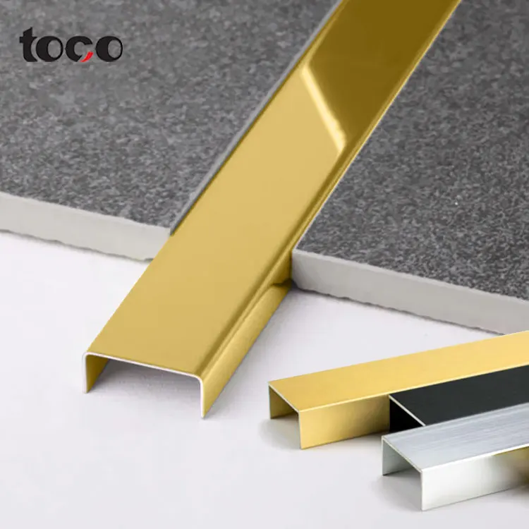 TOCO Profile Trim Edging For Table Cover U-shape Cabinet Molding U Shape Pvc Edge Banding Tape
