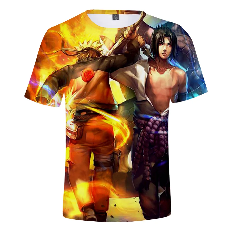 Wholesale New Design Japanese Anime Printed T Shirt 3d Digital Sublimation Printed T-shirt Plus Size 3d Shirts