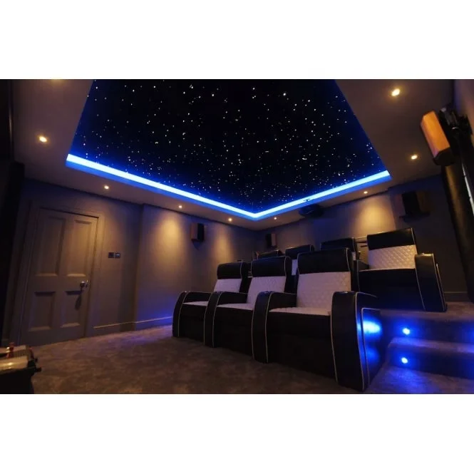 Home cinema star ceiling  white fibre optic ceiling star led light twinkle optic stars