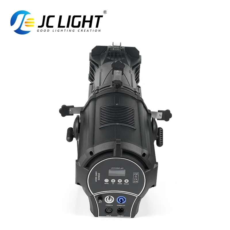 JC Leko 400w RGBW Full Color Profile Spotlight Theater Stage Studio Ellipsoidal 300w ww cw Led Leko Profile Light