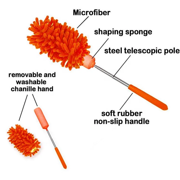 Cheap Mini Microfiber Chenille Car Cleaning Washable Duster