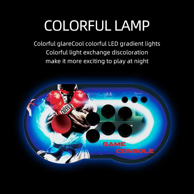 New M9 Double rocker HD 4K arcade controller Joystick Mini Arcade TV game console Retro video game console for PS gift