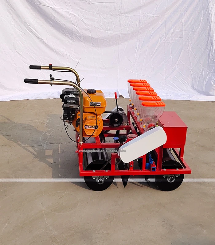 Gasoline seeder  self-propelled six row seeder for agricultural