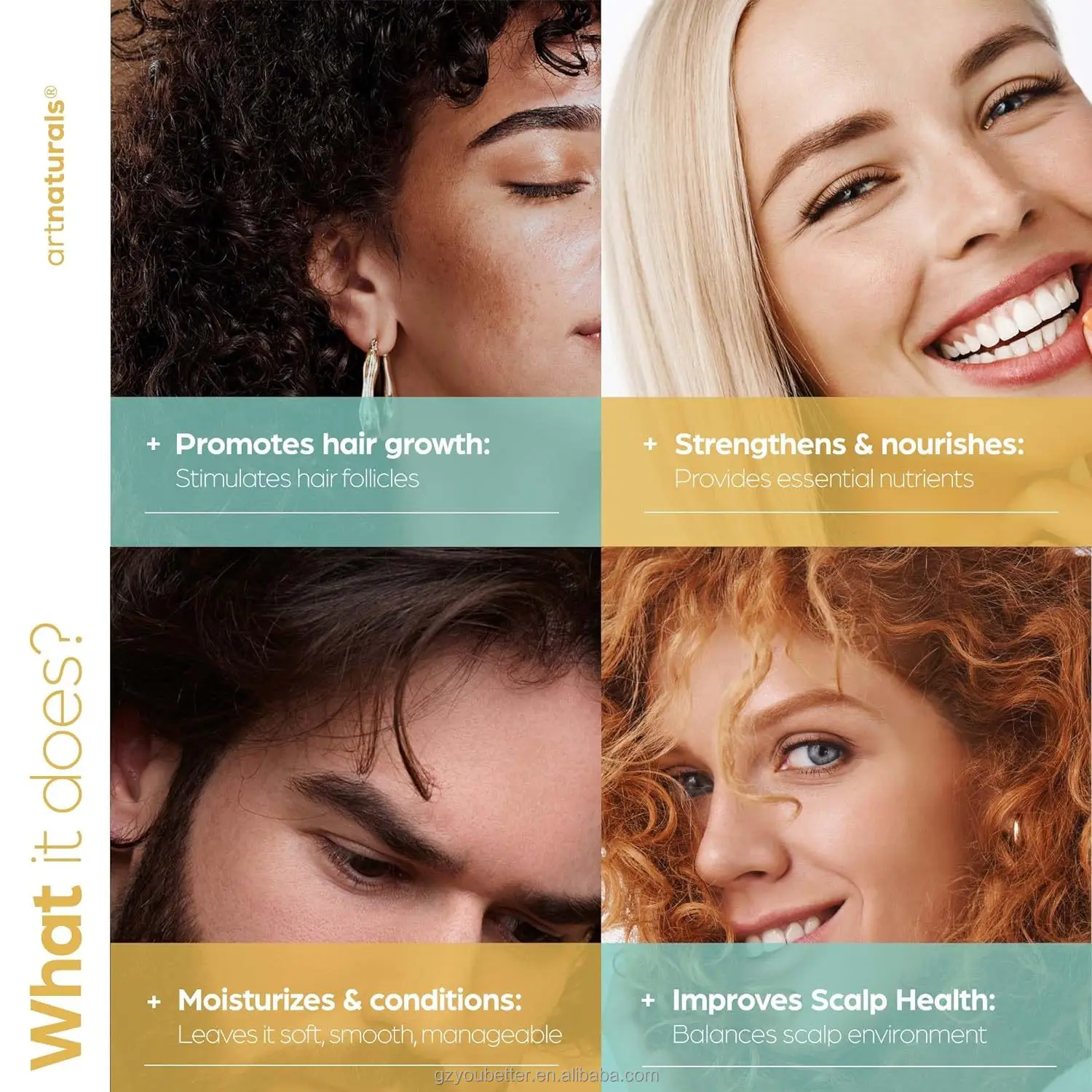 Organic Rosemary Castor Hair Growth Oil with Coconut & Olive Oil Invigorating Nourishing Treatment for Hair & Scalp