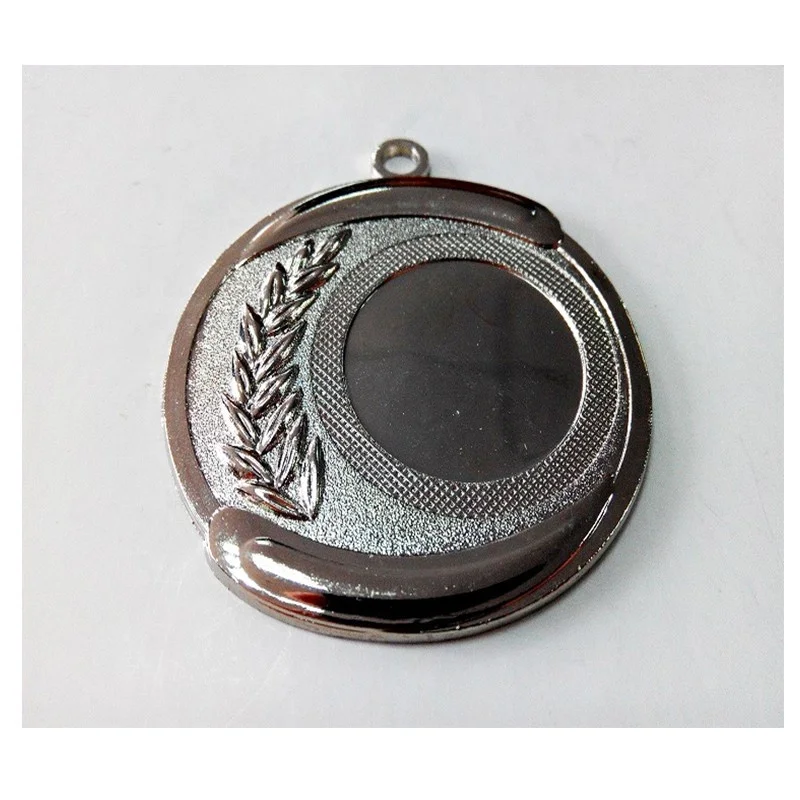 embossed wave up and down olive branch sticker available custom sport award medals metal blank medal/medal