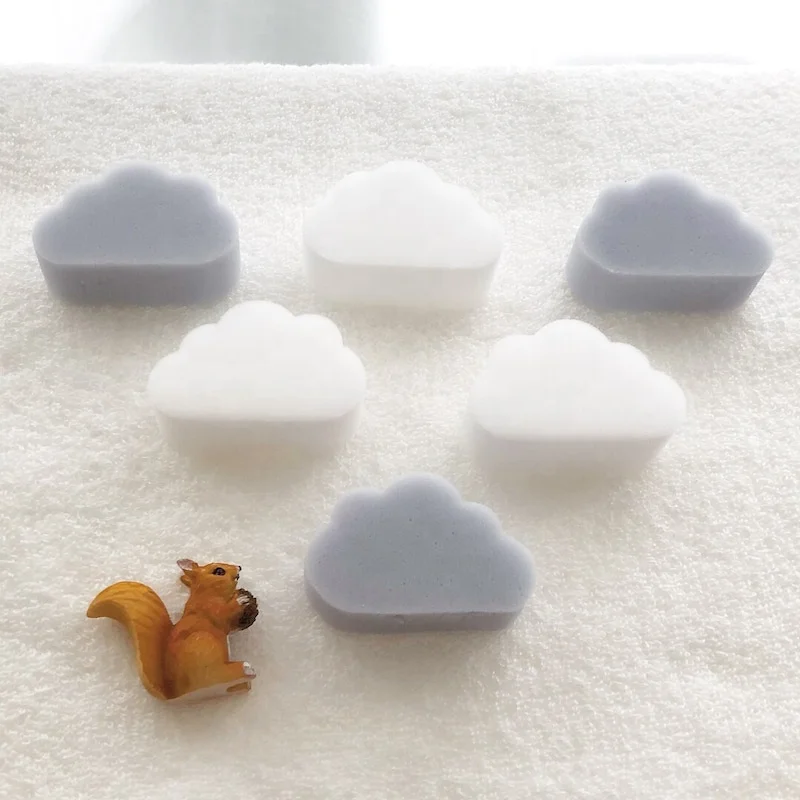 Cloud Shaped Sponge Tableware Scrubber Dish Sponge Flexible Sponge Eraser  Foam