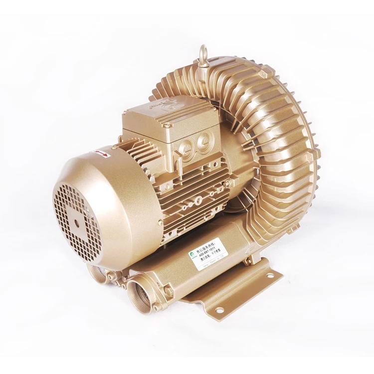 Professional Vacuum Cleaner Pump Powerful Side Channel Ring Air Blower For Dust Collector