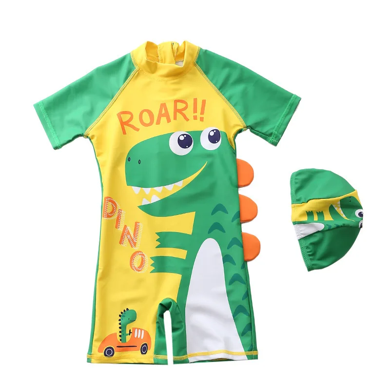 2022 new children toddler bodysuit baby jumpsuit swimming suit kid beachwear clothing infant swimsuit Two Piece boys swimwear