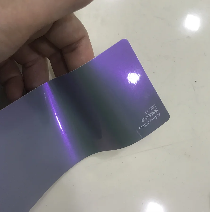 No.EI-006 High Quality wholesale Purple Car Exterior Body Wrapping Protection Film