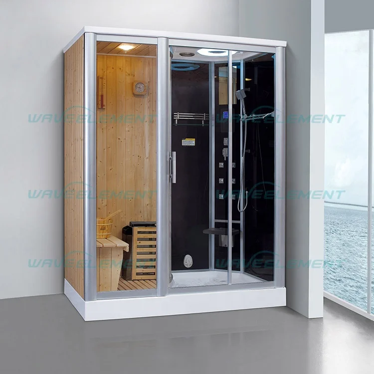 Wet used portable generator personal far infrared bath sliding door shower for home sauna steam room