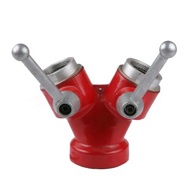 DN45 Siamese Fork Fire Fighting Aluminum Water Divider