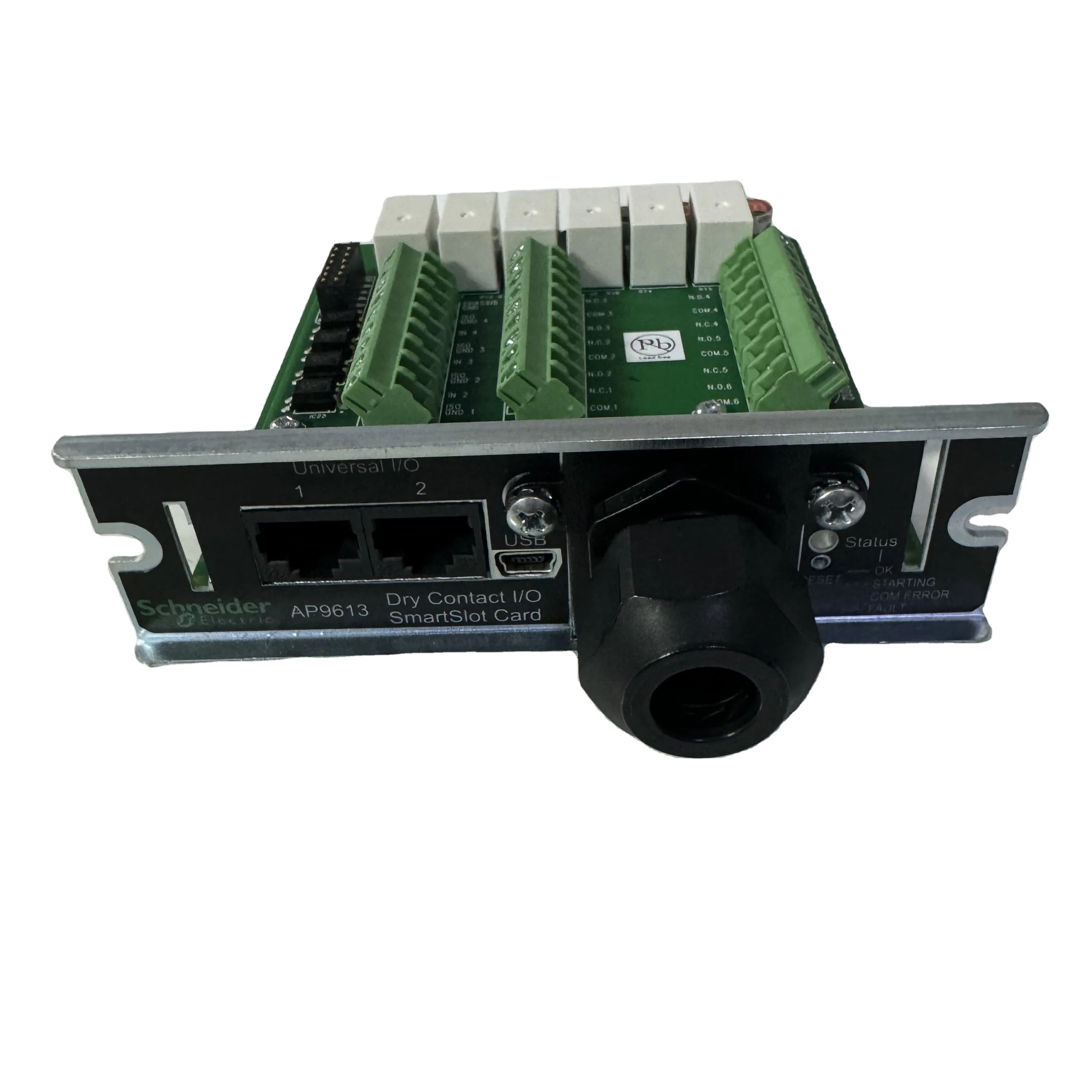 SCHNEIDER AP9613 сухая контактная карта I/O SMARTSLOT 640-9613-Z REV10