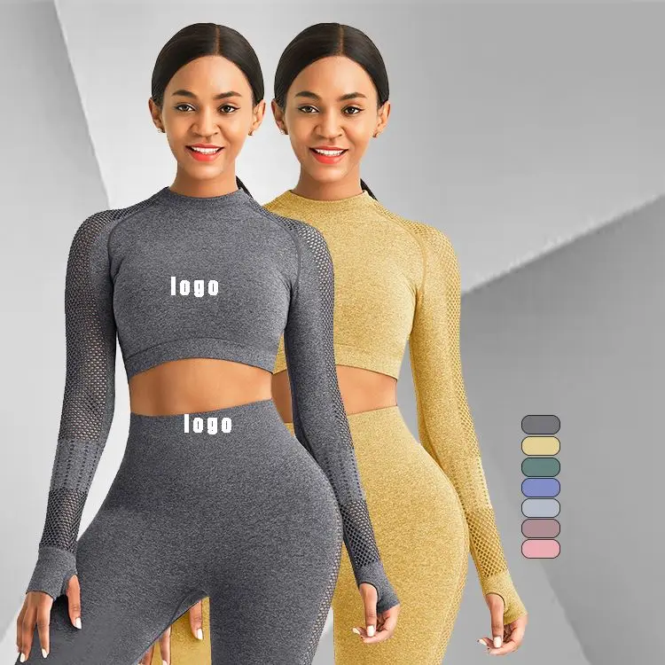 tops Women Sexy High Waist Yoga Sets Fitness Wholesale Fitness Clothing Womens Yoga Wear Top