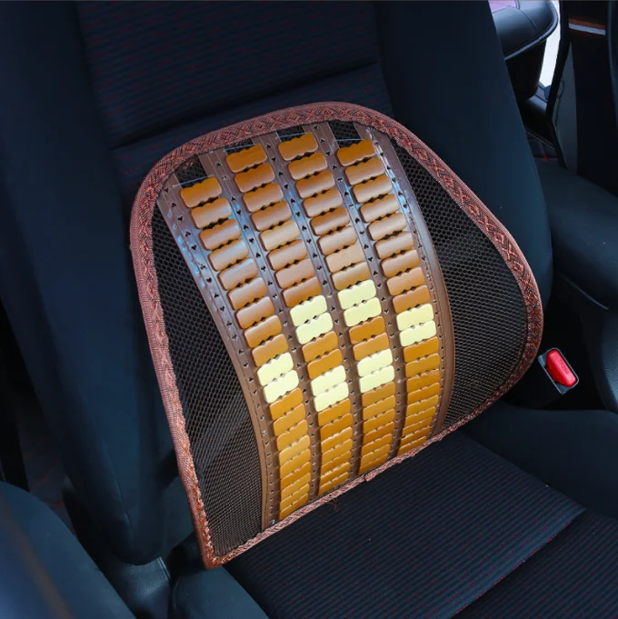 Summer Massage Lumbar Support Mesh Seat Back Support Chair Cushion For Car And Office