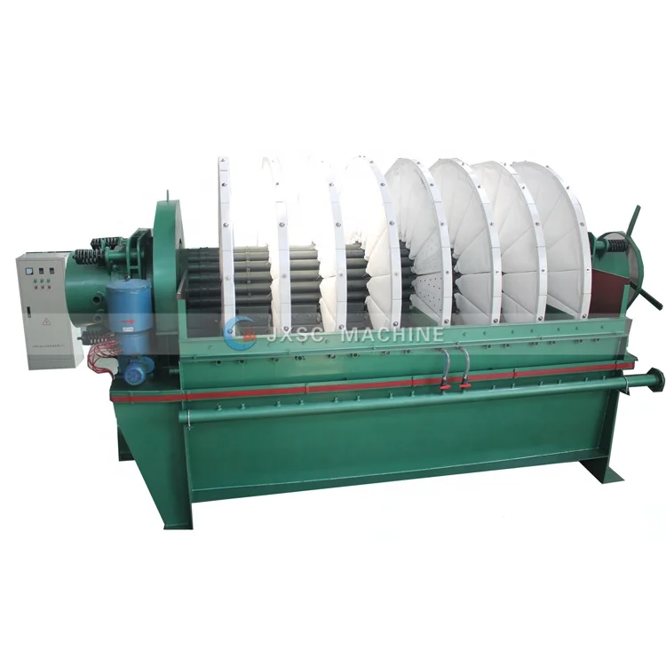 Машина для фильтрации концентрированной руды Замбия Медная Керамическая дисковая вакуумная фильтрация для обработки меди