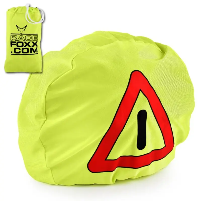 2024 Warning Triangle for Bikers, helmet bag Universal Emergency helmet bag, Triangle for motorcyclists, motorcyclists