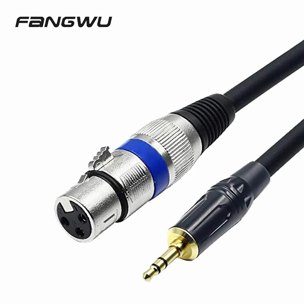 Разъем XLR для AUX 1/4 дюйма разъем подключения микрофона микрофон аудио сбалансированный