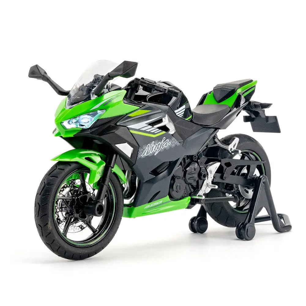 Литая 1:12 Кавасаки 400 сверхмощная модель локомотива Коллекционная декоративная мотоцикла из сплава