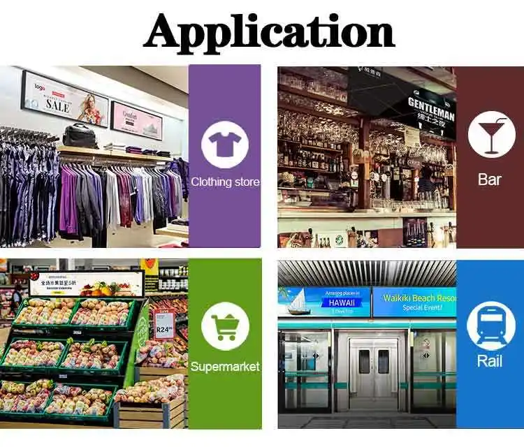 LCD Wide Screens Advertising Screen 16.4 Inch Stretch Bar LCD Display for Supermarket Advertising Kiosks Digital Signage