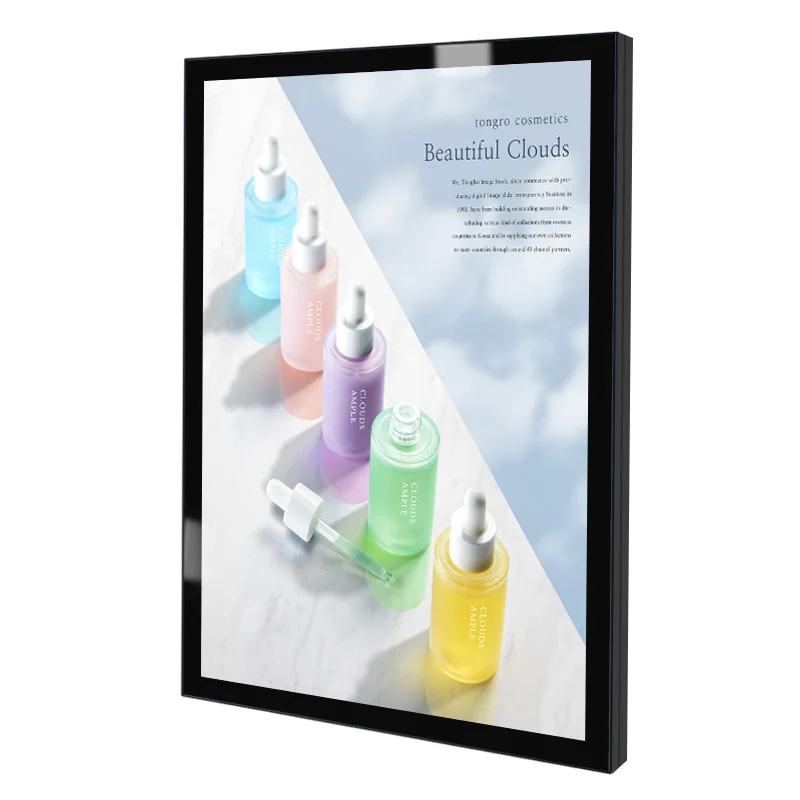 Shop Window Hanging Cosmetics Photo Light Box Magnet Panel