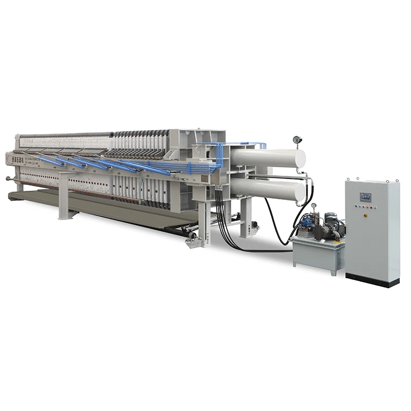 ShanDong JingJin  Auto Hydraulic Plate-and-frame Filter Press Machine Chemical Sludge Dewatering