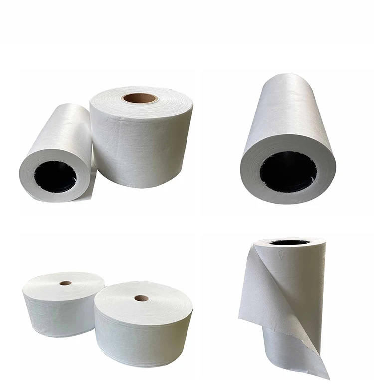 100% Biodegradable Wood Pulp Spunlace Non Woven Fabric for Wet Wipes