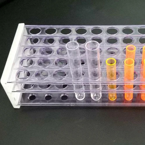 ISO9001 Certificate Plastic Layers Lab Test Tube Rack Holder/test tube Holes Stand