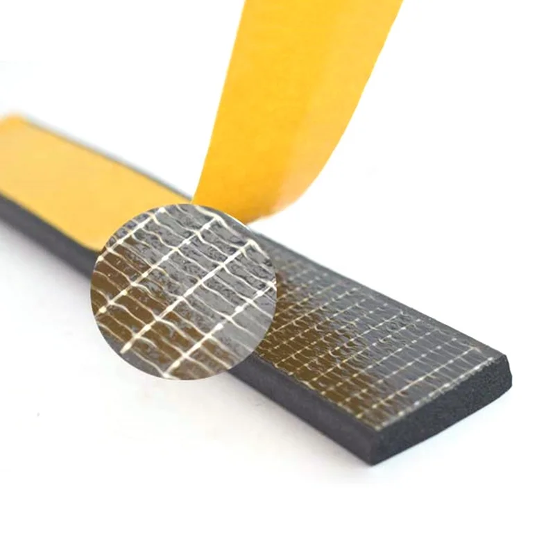 soundproof heating self adhesive epdm foam half round rubber for Electrical cabinets Auto Trims edge sealing strip