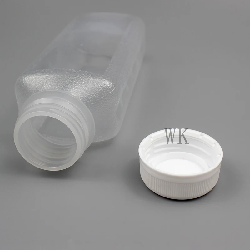 Manufacturer Food Storage PP Bottles Plastic Clear Hot Fill Bottle Sauce Honey Milk Kitchen Durable Food Container With Caps