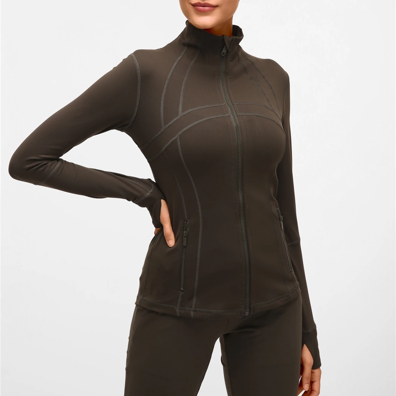 Xsunwing Zipper active Jackets Sportswear Compression Track Women workout Coats Gym yoga running sport jacket women WSW18031