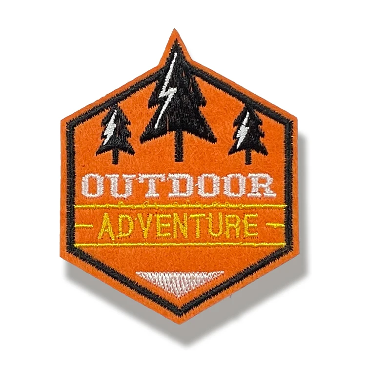 Manufacture top quality polyester yarn material shirt embroidery collar label patch tag