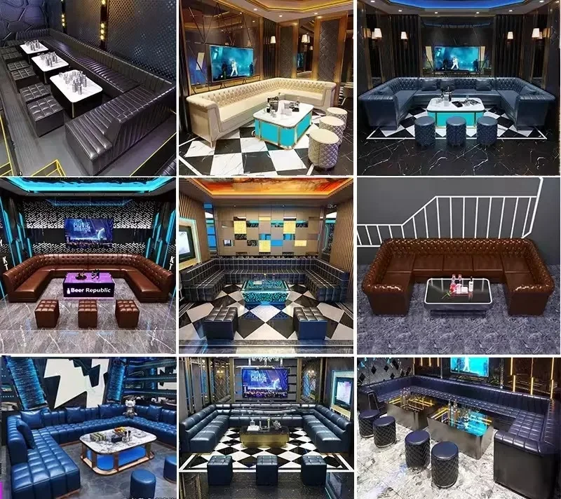 U shape L shape hotel lounge bar couches sofa counter furniture set event modular sofa nightclub hookah bar furniture for sale