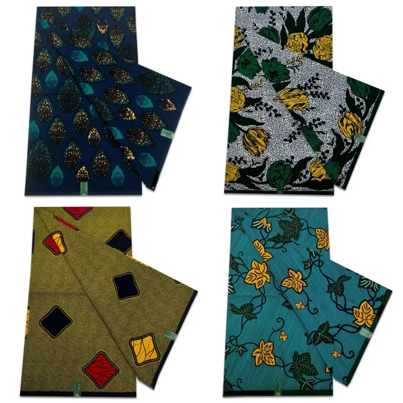 Factory wholesale nigerian  african wax print Fabric 100% cotton african wax