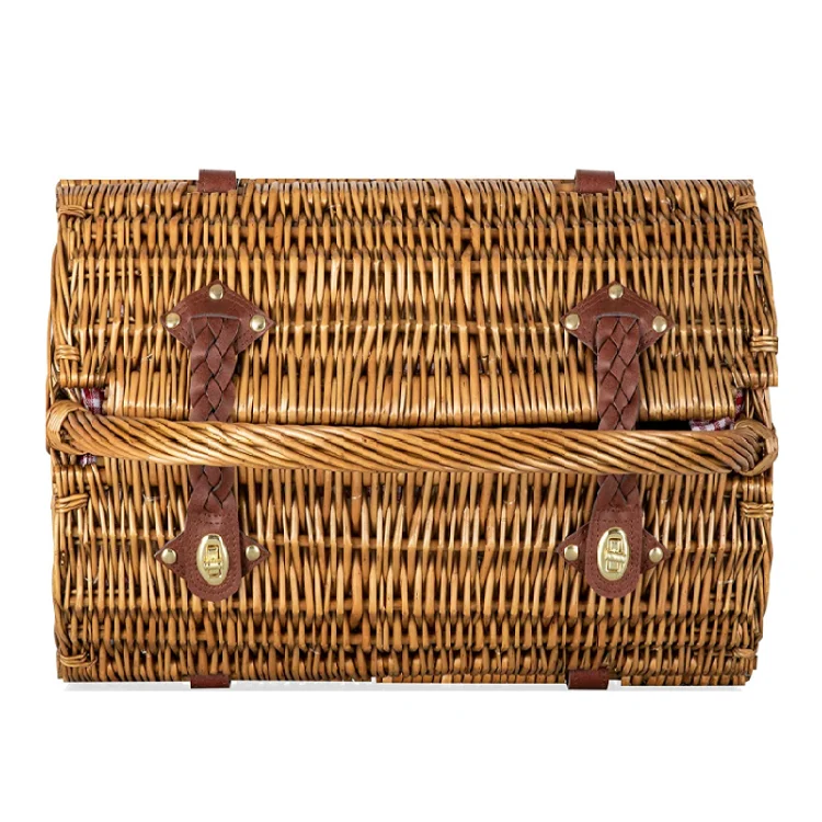 directly supply empty  Wicker Picnic Basket Set For 2 Person -