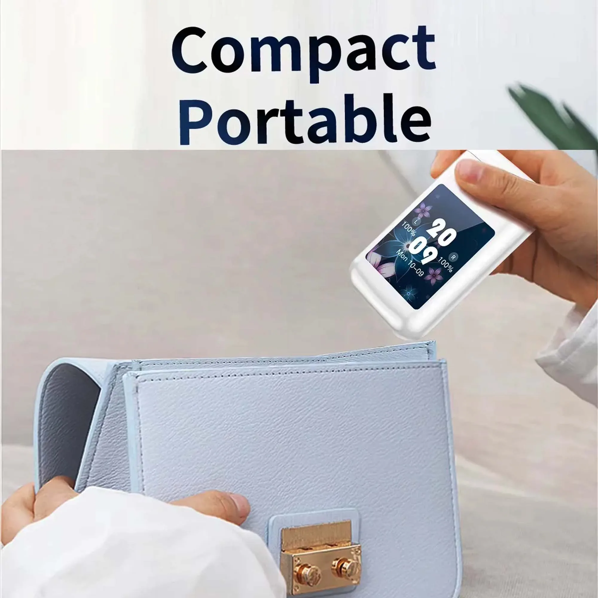 Trending TF20 BOX TWS Earphone LCD Color Touch Screen 8000mah Long Battery Life Power Bank In Ear True Wireless Earbuds