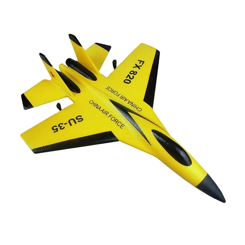 FX-820 2 4 г 2-х SU-35 планер размах крыльев радиоуправляемые самолеты самолет UAV рождественский подарок детские игрушки собранные летающие модели устойчивые к падению