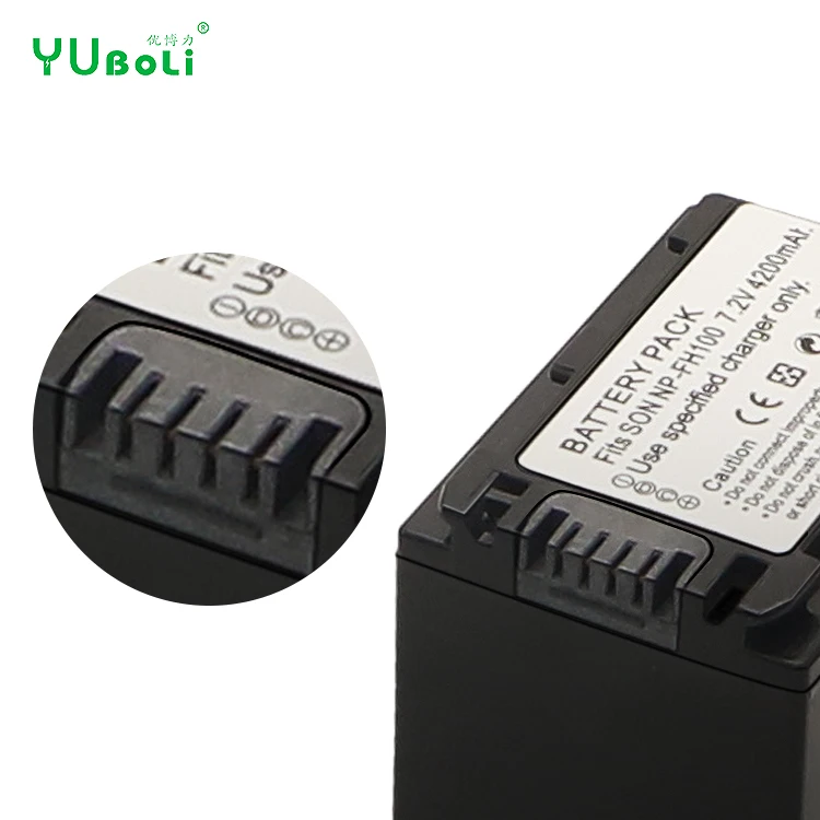 7 2 V 4200 мА/ч NP-FH100 NP FH100 NPFH100 батареи для камеры Sony HDR-CX100 CX105 CX11 CX520 CX6 HC96 SR200 SR70 HXR-MC1 AC-VQH10