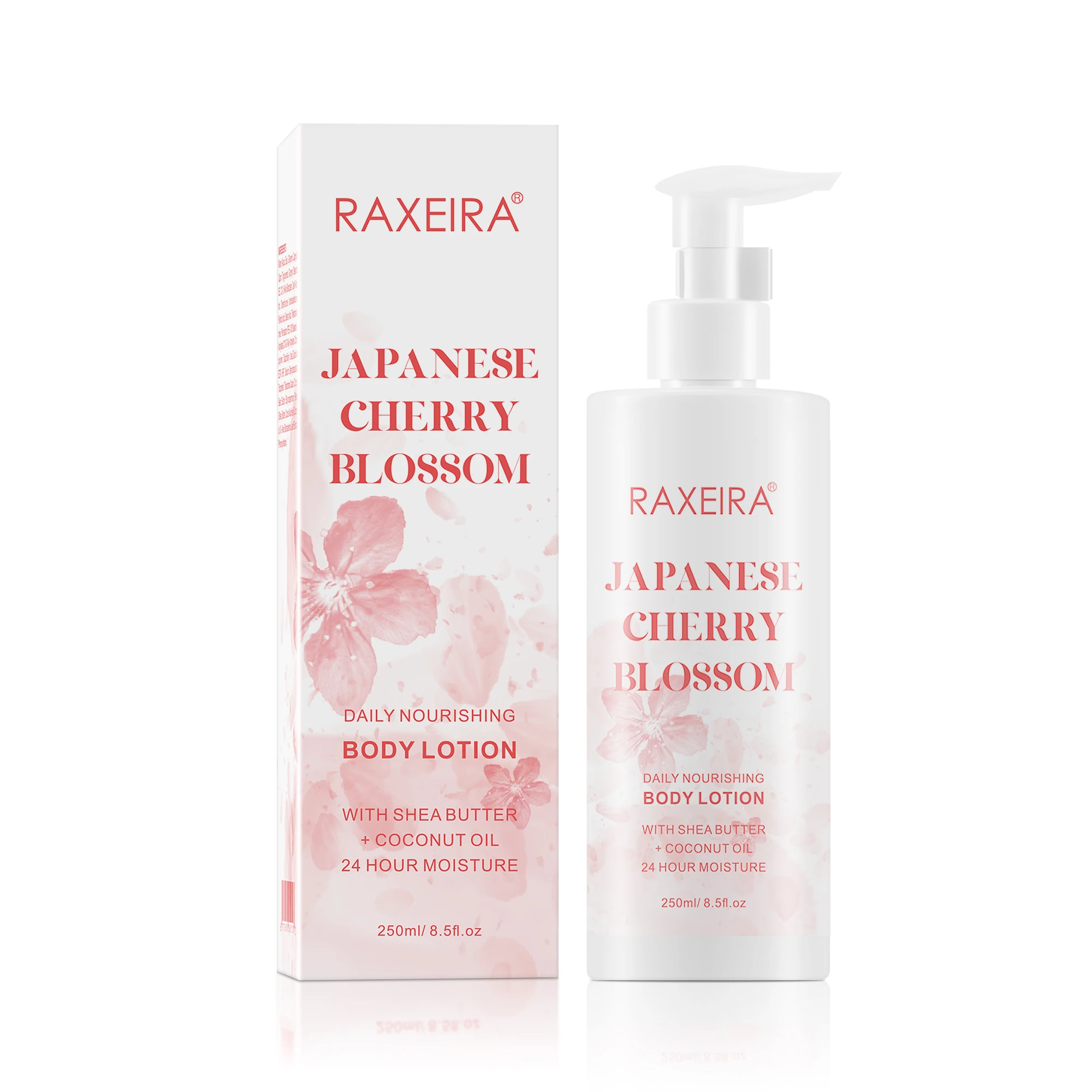Japanese Cherry Blossom Body Cream Lotion Nourishing Coconut Kojic Acid Vitamin E Chemical Ingredients for Adults Babies
