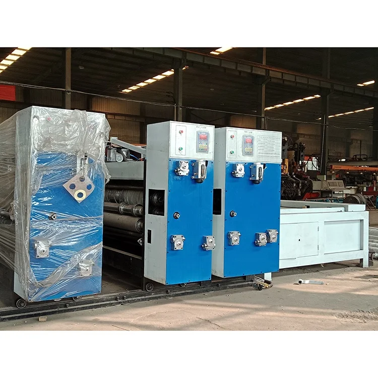 
semi-automatic corrugated box printing slotting machine of china 