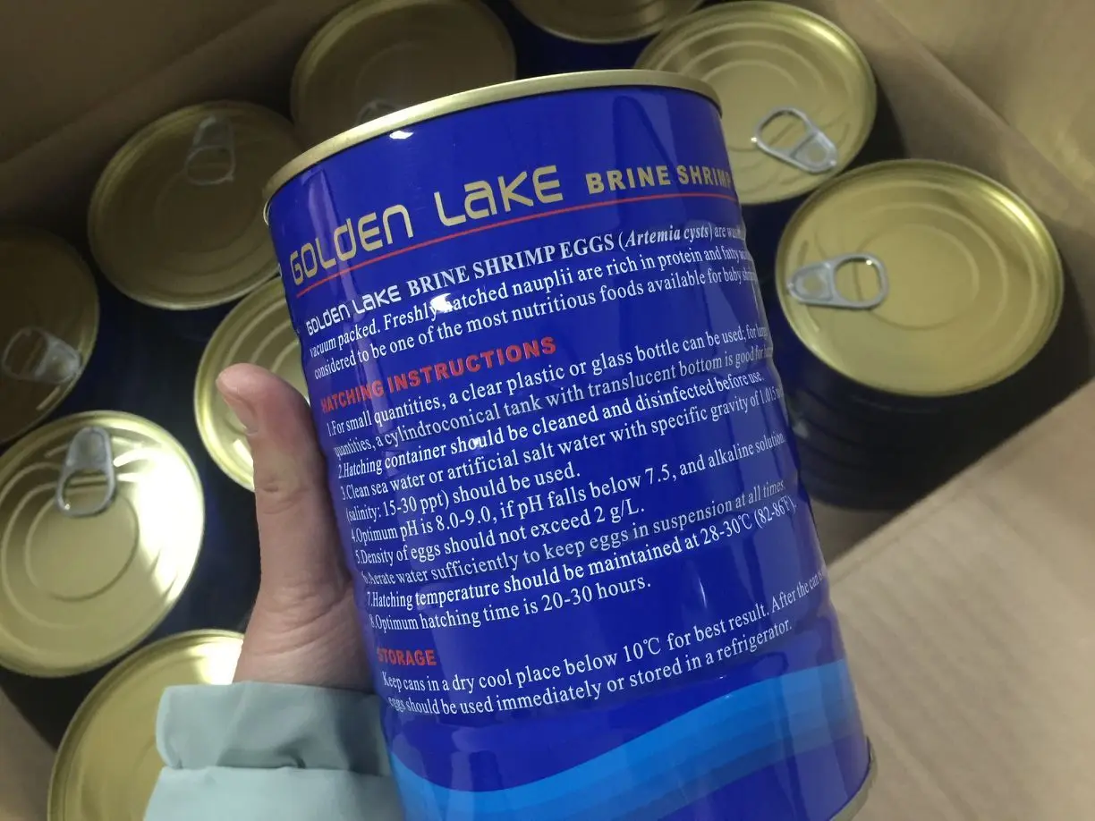 High Hatching rate salt lake artemia cysts/Brine Shrimp Eggs